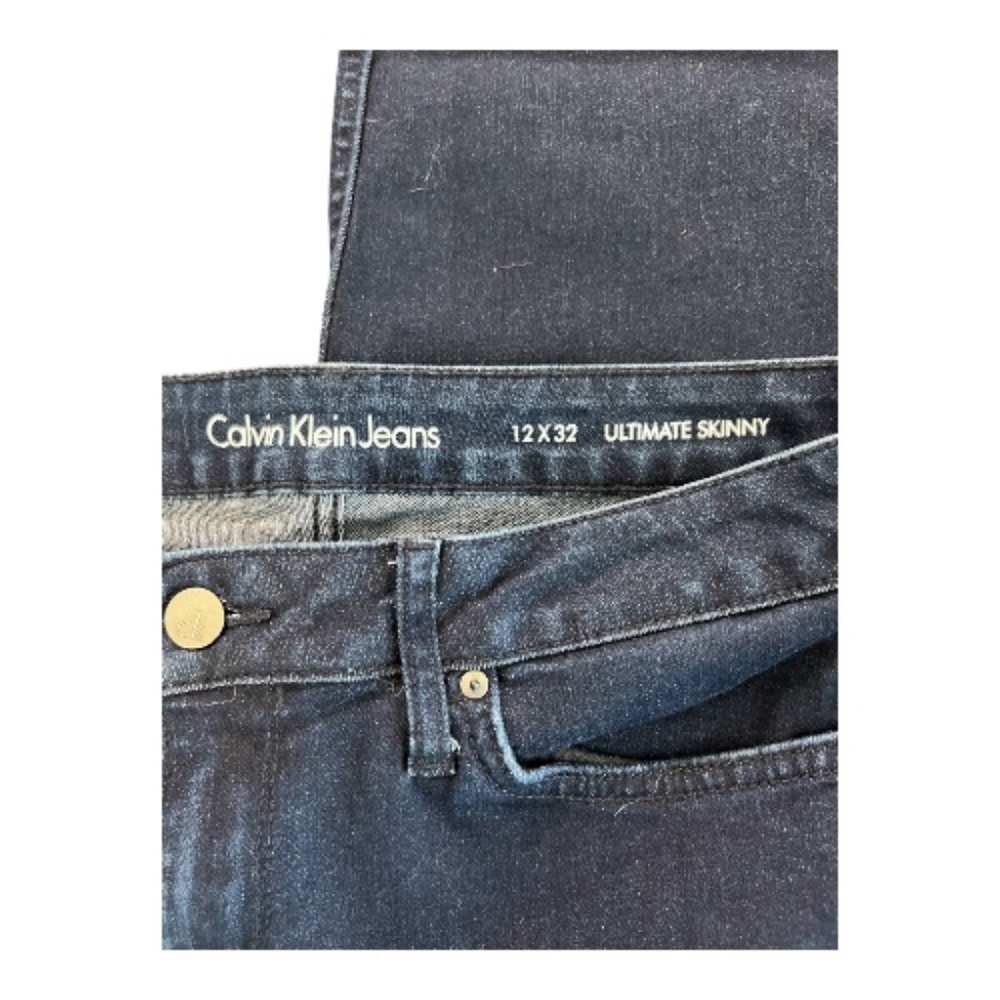 EUC Calvin Klein Ultimate Skinny blue jeans | size 12 - Picture 8 of 10